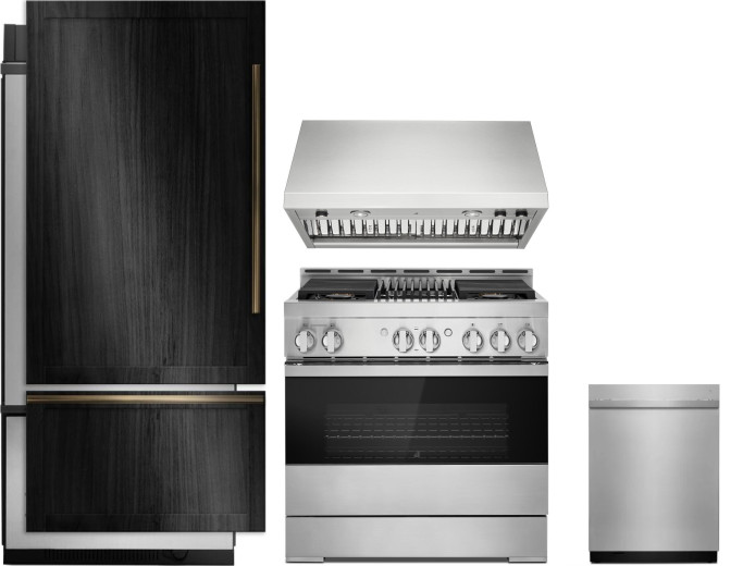 Collage of JB36NXFXLE, JXW9036HP, JGRP636HM, JDTS3924SM