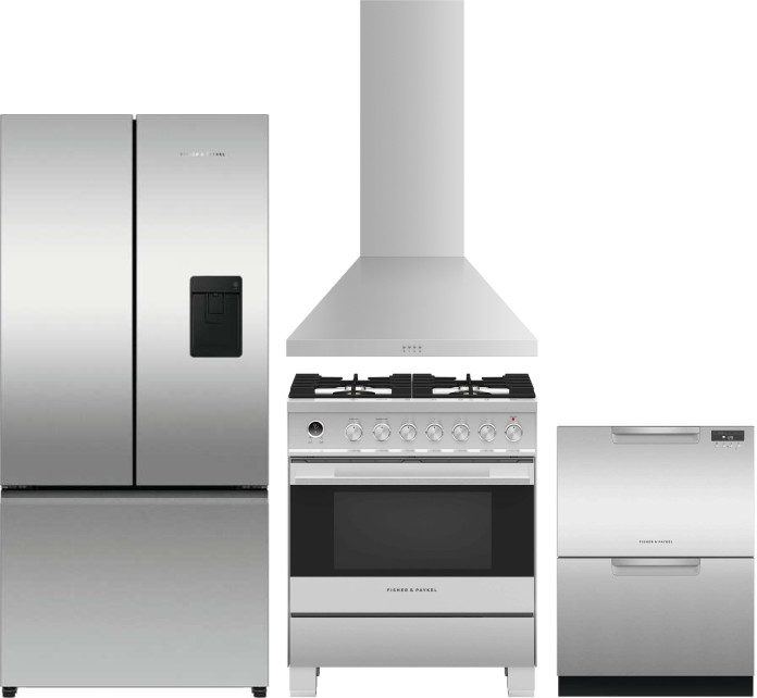 Fisher & Paykel FPRERADWRH7042 4 Piece Kitchen Appliances Package