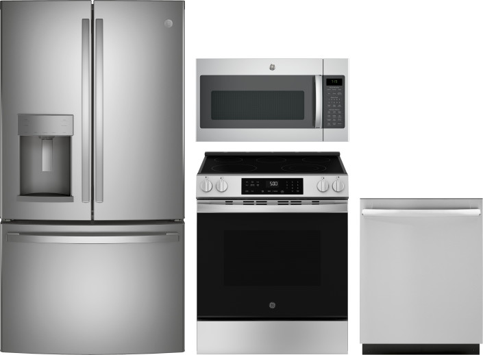 Collage of GFE28GYNFS, GRS500PVSS, GDT226SSLSS, JNM7196SKSS