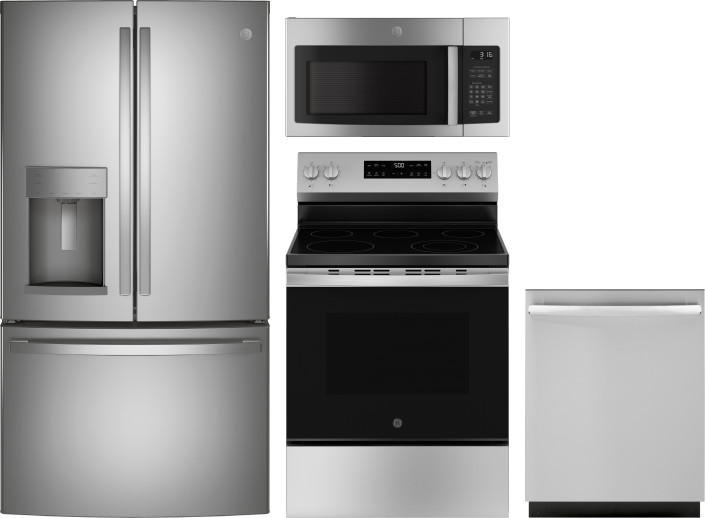 Collage of GFE28GYNFS, GRF500PVSS, GDT226SSLSS, JVM3162RJSS
