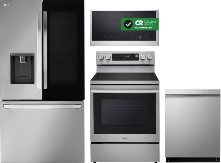 Collage of LRFOC2606S, LREN6325XE, LDPS6762S, MVEL2033F