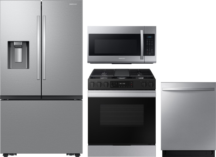 Collage of RF32CG5400SR, NSG6DG8300SR, DW80CG4051SR, ME19R7041FS