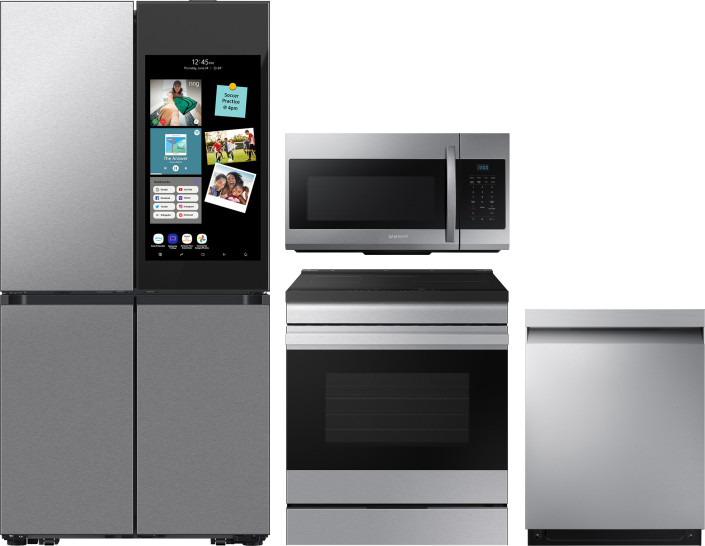 Collage of RF29DB9900QD, NSI6DG9500SR, DW80CG5450SR, ME17R7021ES