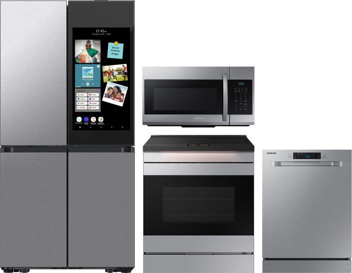 Collage of RF29DB9900QD, NSI6DG9900SR, DW60R2014US, ME17R7021ES