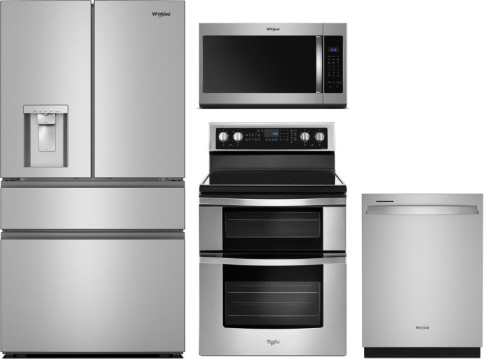 Collage of WRMF3536SZ, WGE745C0FS, WDT750SAKZ, WMH31017HS