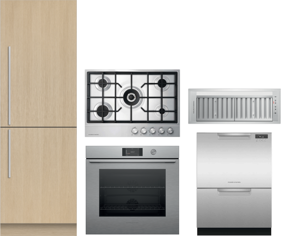 Collage of RS2474BRU1, OB30SCPTDX3, CG305DNGX1N, HPB30114N, DD24DCTX9N