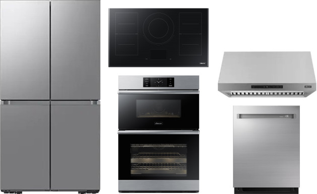 Collage of DRF36C500SR, DTI36M977BB, DOC30M977DS, DDW24M999US, DHD36U990CS