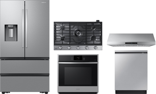 Collage of RF26CG7400SR, NA36N6555TS, NK36N7000US, NV51CG600SSR, DW80B7070US