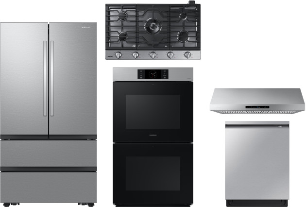 Collage of RF31CG7200SR, NA36N6555TS, NK36N7000US, NV51CG700DSR, DW80B7070US