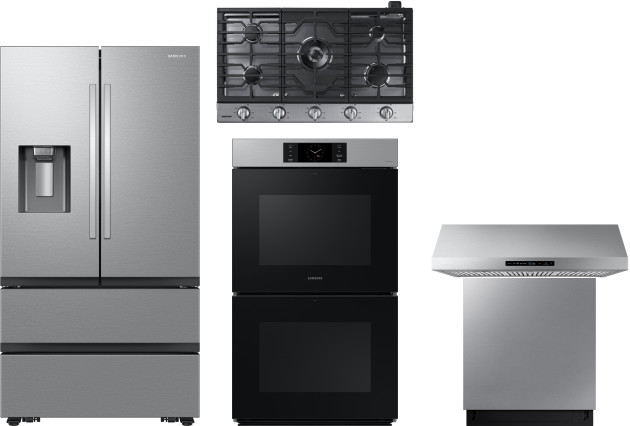 Collage of RF26CG7400SR, NA36N6555TS, NK36N7000US, NV51CG700DSR, DW80CG4021SR