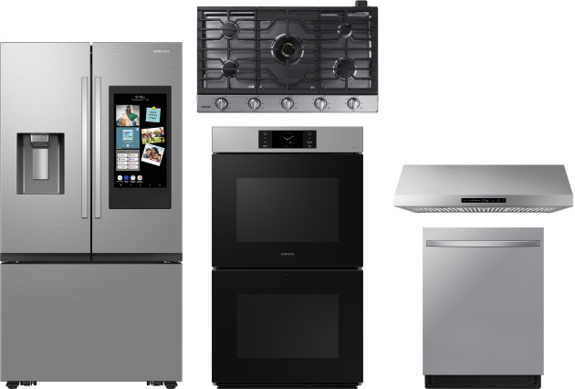 Collage of RF27CG5900SR, NA36N7755TS, NK36N7000US, NV51CG700DSR, DW80CG5451SR