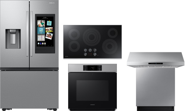 Collage of RF32CG5900SR, NV51CG700SSR, NZ36K6430RS, DW80CG4021SR, NK36N7000US