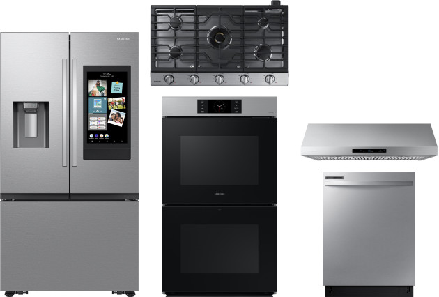 Collage of RF27CG5900SR, NA36N7755TS, NK36N7000US, NV51CG700DSR, DW80CG4021SR