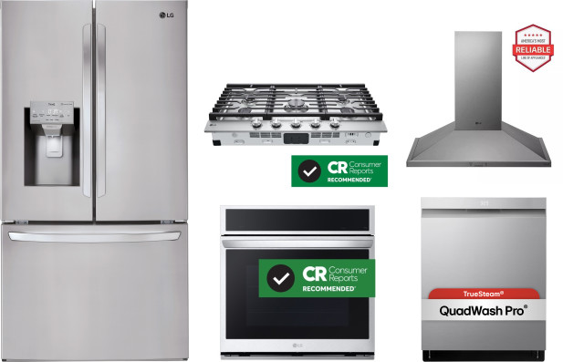 Collage of LFXC22526S, LDPS6762S, WSEP4727F, CBGJ3623S, HCED3015S