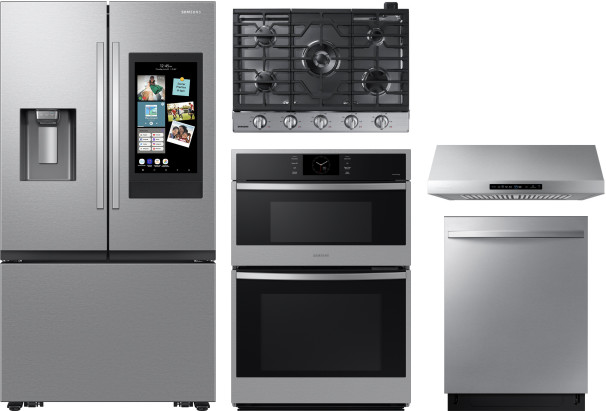Collage of RF27CG5900SR, NA30N6555TS, NK30N7000US, NQ70CG600DSR, DW80CG4051SR
