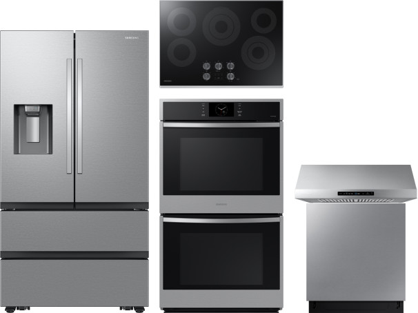 Collage of RF26CG7400SR, NV51CG600DSR, NZ30K6330RS, DW80CG4021SR, NK30N7000US