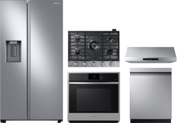 Collage of RS27T5200SR, NA30N6555TS, NV51CG600SSR, DW80CG5450SR, NK30N7000US