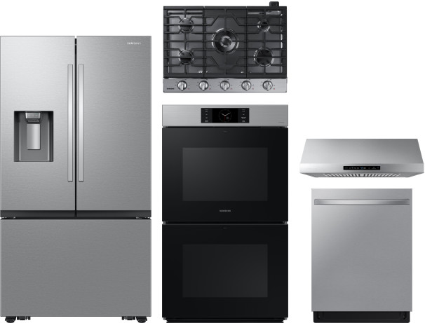 Collage of RF27CG5400SR, NA30N6555TS, NK30N7000US, NV51CG700DSR, DW80CG5451SR