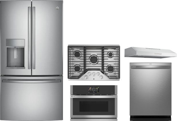 Collage of PFE28KYNFS, PGP7030SLSS, PSB9100SVSS, PDT715SYVFS, PVX7300SJSS