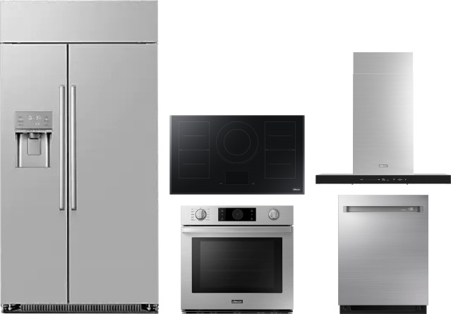 Collage of DRS425300SR, DTI36M977BB, DOB30P977SS, DHD36U990WS, DDW24M999US