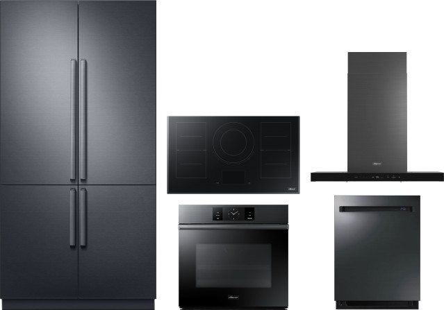 Collage of DRF427500AP, DTI36M977BB, DOB30M977SM, DHD36U990WM, DDW24M999UM