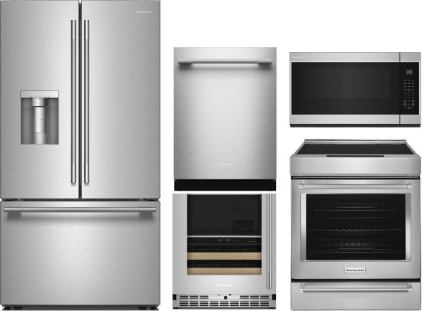 Collage of KRFF436SPS, KSIS730PSS, KDTS424SPS, KMMS130RPS, KUBL524SPS