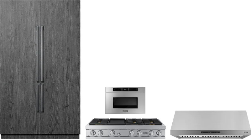 Collage of DTT48T963GS, DHD48U990CS, DMR24M977WS, DRF485300AP