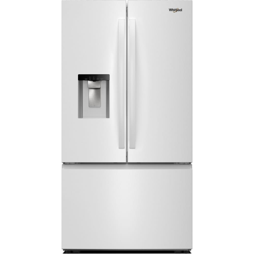 Whirlpool 36 Inch French Door Refrigerator, White - WRFF3536SW