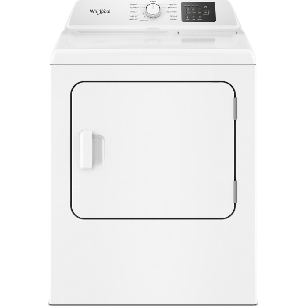 Whirlpool 7.0 cu. ft. Front Load Electric Dryer with AutoSensing, White - YWED4105SW