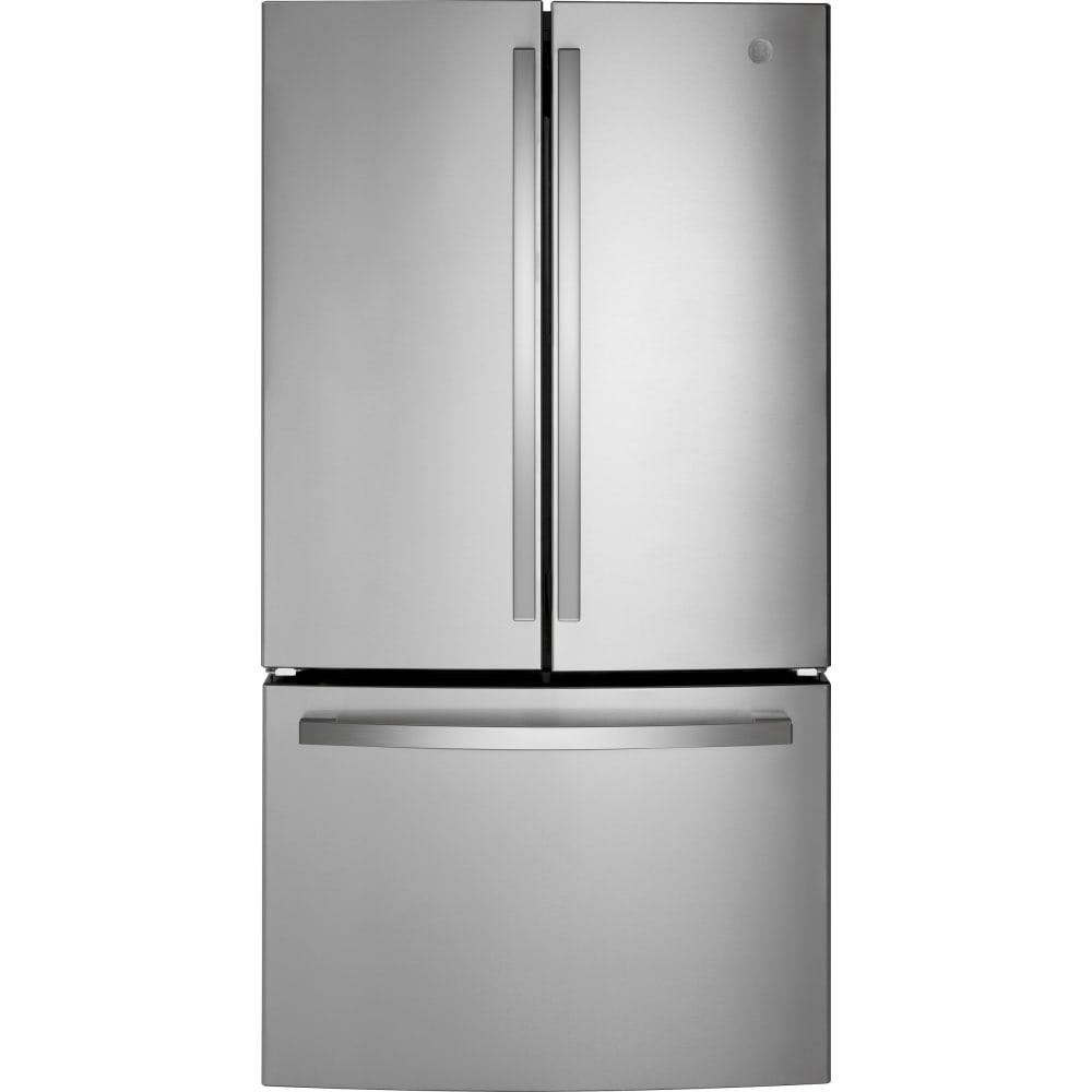 GE 36 Inch Counter-Depth French Door Refrigerator with 21.9 cu. ft. Capacity, Stainless Steel - GWE2