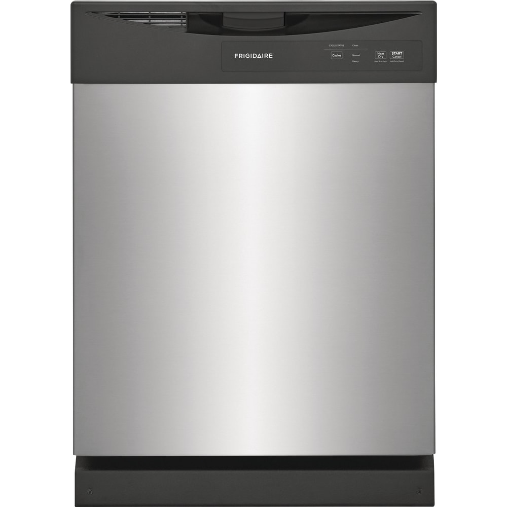Frigidaire 24 in. Front Control Built-In Tall Tub Dishwasher, Stainless Steel - FDPC4221AS
