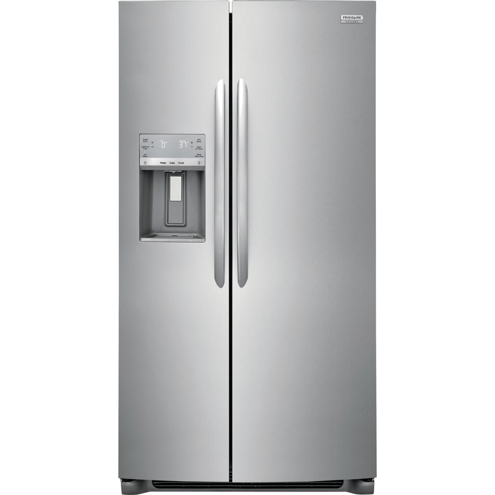 Frigidaire 36 Inch Side-by-Side Refrigerator with 25.6 cu. ft. Capacity, Smudge-Proof Stainless Stee