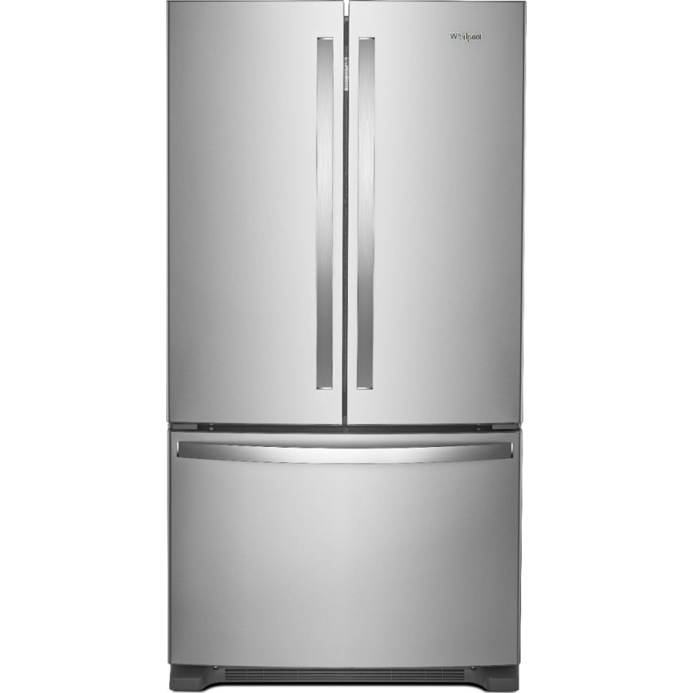 Whirlpool 36-Inch Counter-Depth French Door Refrigerator, 20 cu. ft., Fingerprint Resistant