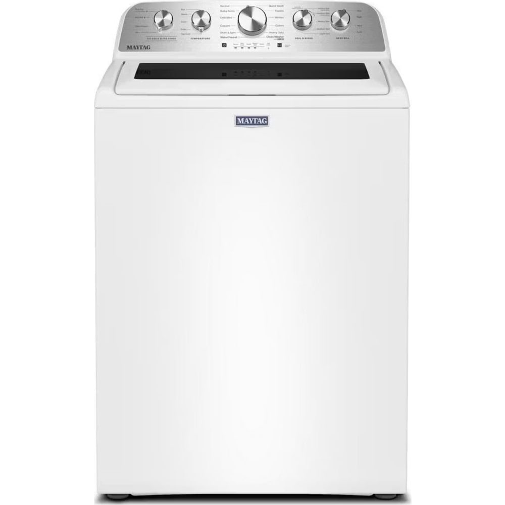 Maytag 27 Inch Top Load Washer with 5.5 cu. ft. Capacity, White - MTW5600RW