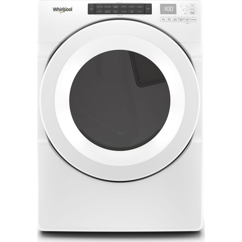 Whirlpool 7.4 Cu. Ft. Front Load Electric Dryer, White - YWED5620HW