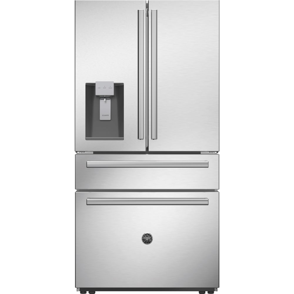 36in Freestanding 4-Door French Door Refrigerator, 21.6 cu ft