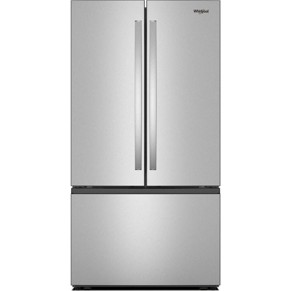 Whirlpool 36 Inch French Door Refrigerator with 31 cu. ft. Capacity, Stainless Steel - WRFF3136SZ