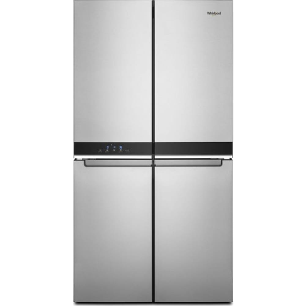 Whirlpool 36 Inch Counter Depth 4 Door Refrigerator with 19.4 cu. ft. Capacity, Fingerprint Resistant Stainless Steel - WRQA59CNKZ
