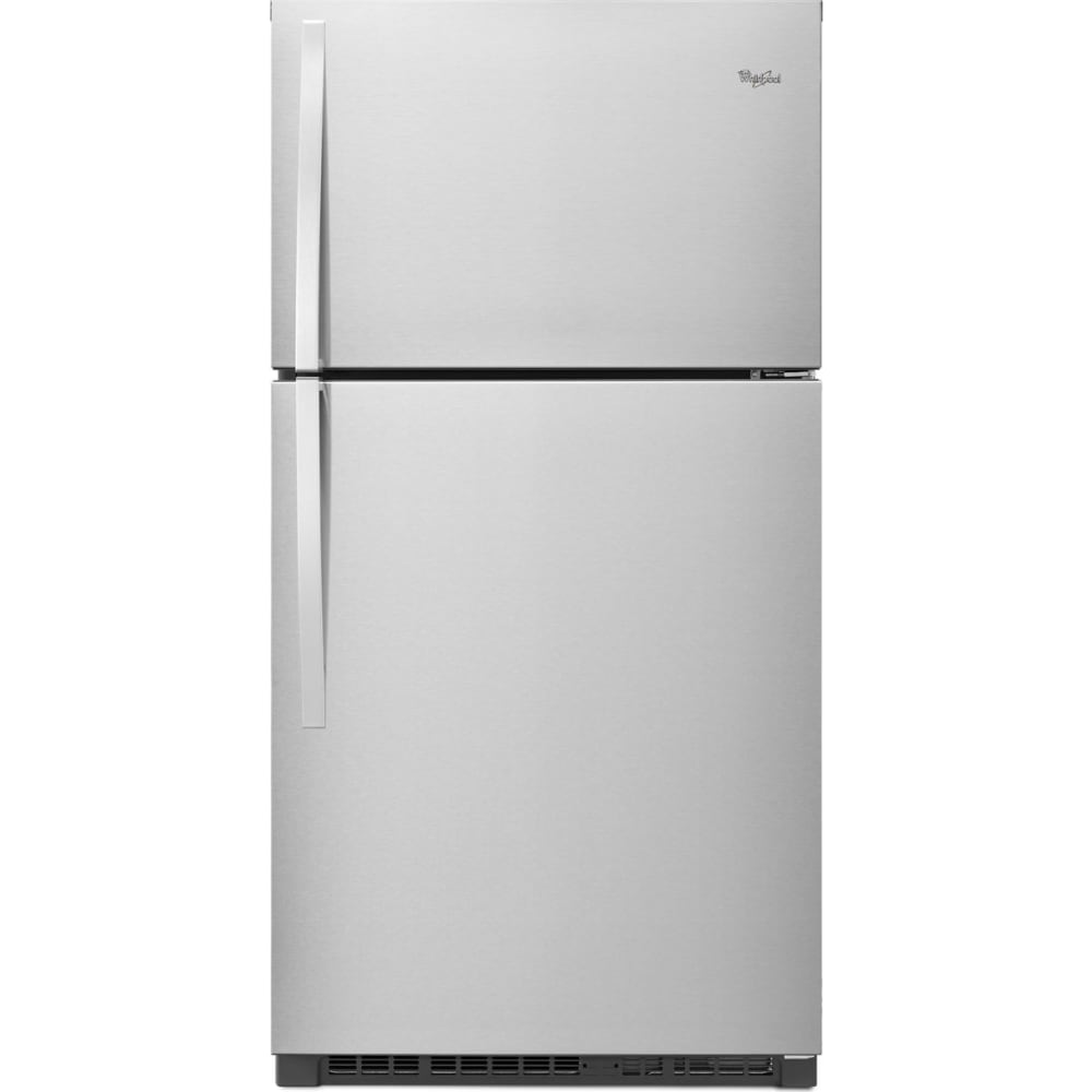 Whirlpool 33 Inch Top Freezer Refrigerator with 21.3 Cu. Ft. Capacity, Fingerprint Resistant Stainless Steel - WRT541SZDZ