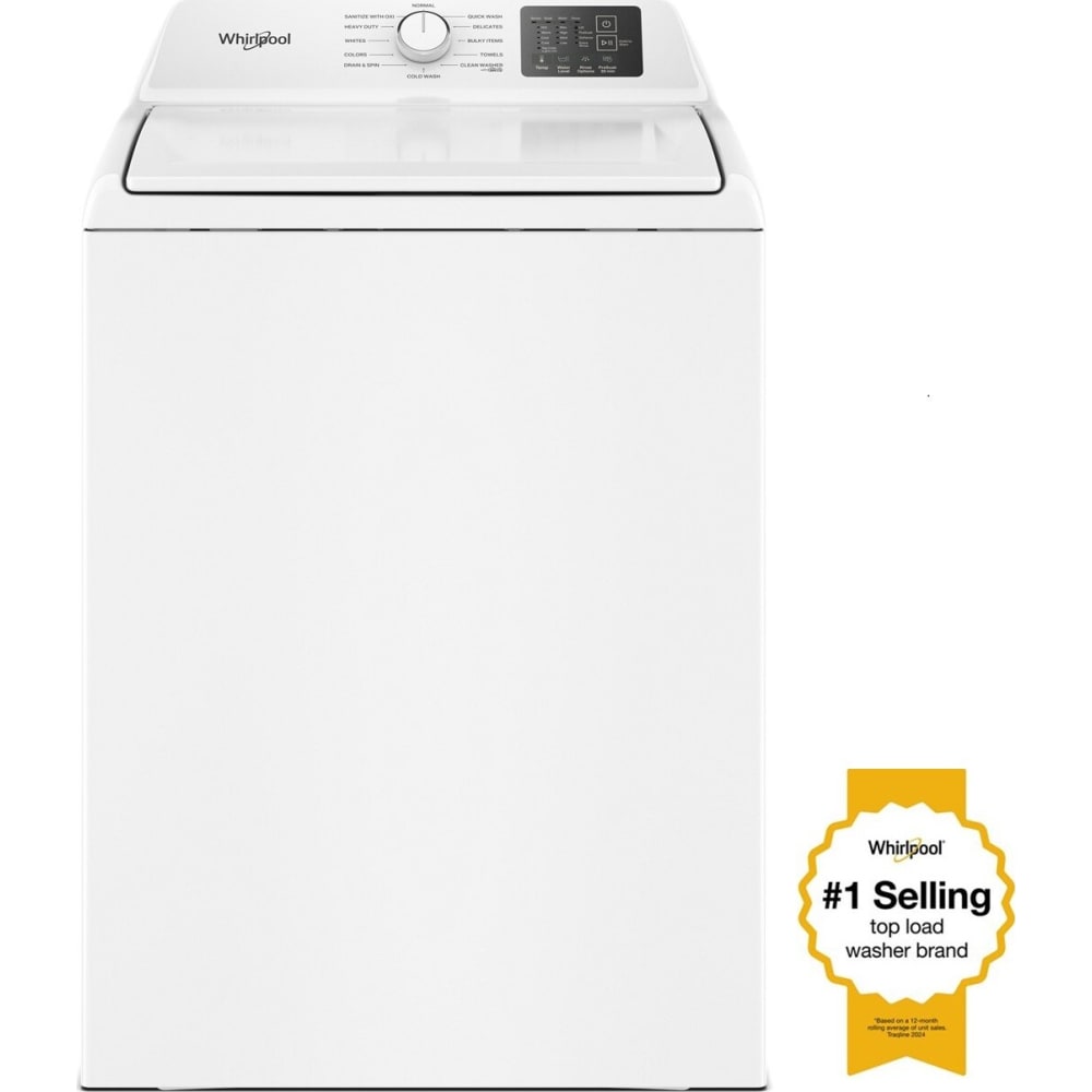 Whirlpool 4.5 Cu. Ft. Top Load Impeller Washer - WTW4000SW
