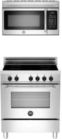 Bertazzoni MAS304INMXE 30 Inch Freestanding Electric Range with 4