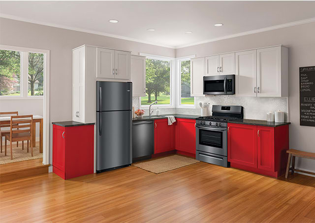 Frigidaire Gallery Black Stainless Steel with Smudge Proof