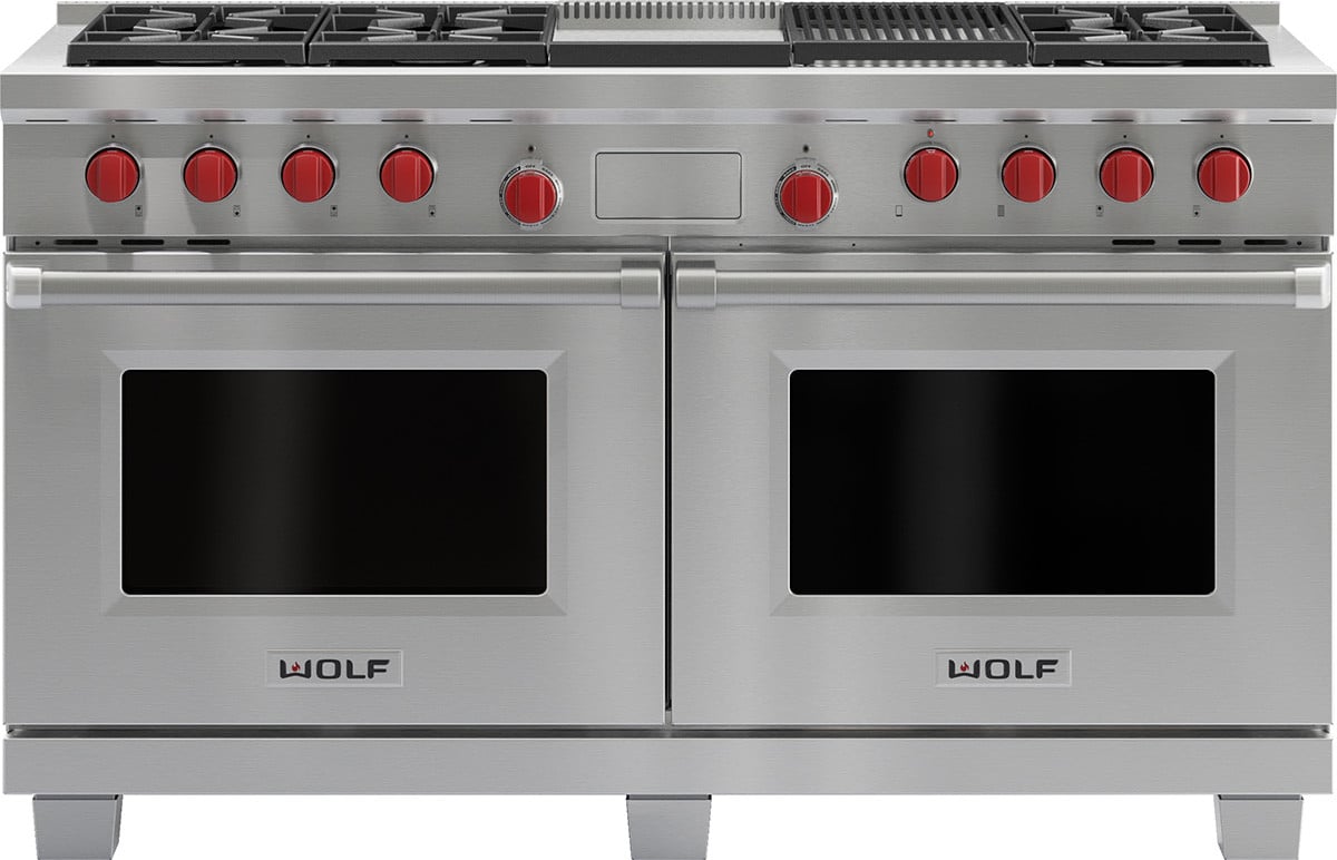 Wolf. DF606CGLP. 60 Inch Pro-Style Dual-Fuel Range