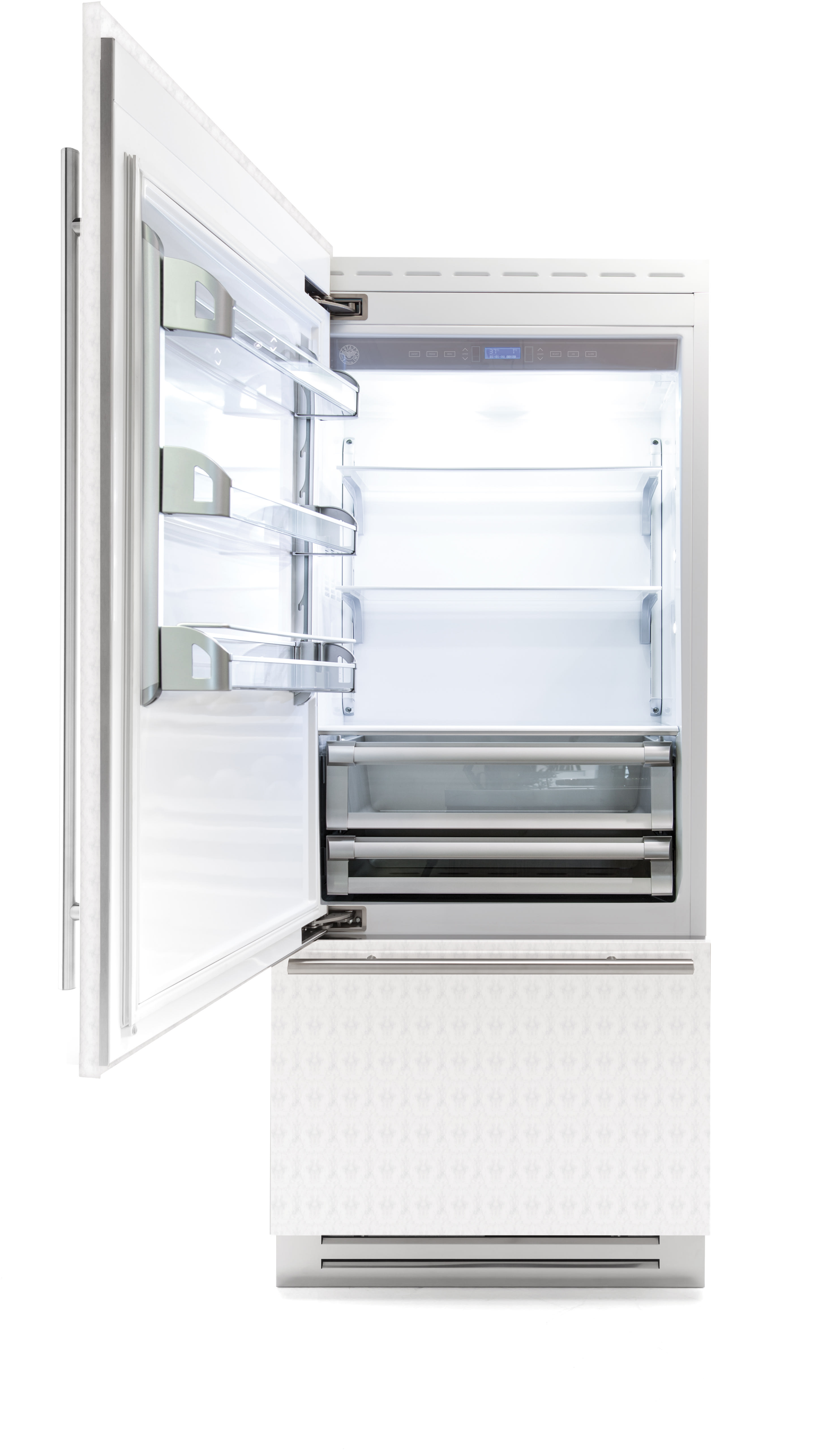 Bertazzoni REF36PRL 36 Inch BuiltIn Bottom Mount Refrigerator with