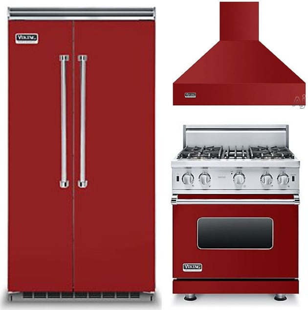 Viking VIRERARH1 3 Piece Kitchen Appliances Package with ...