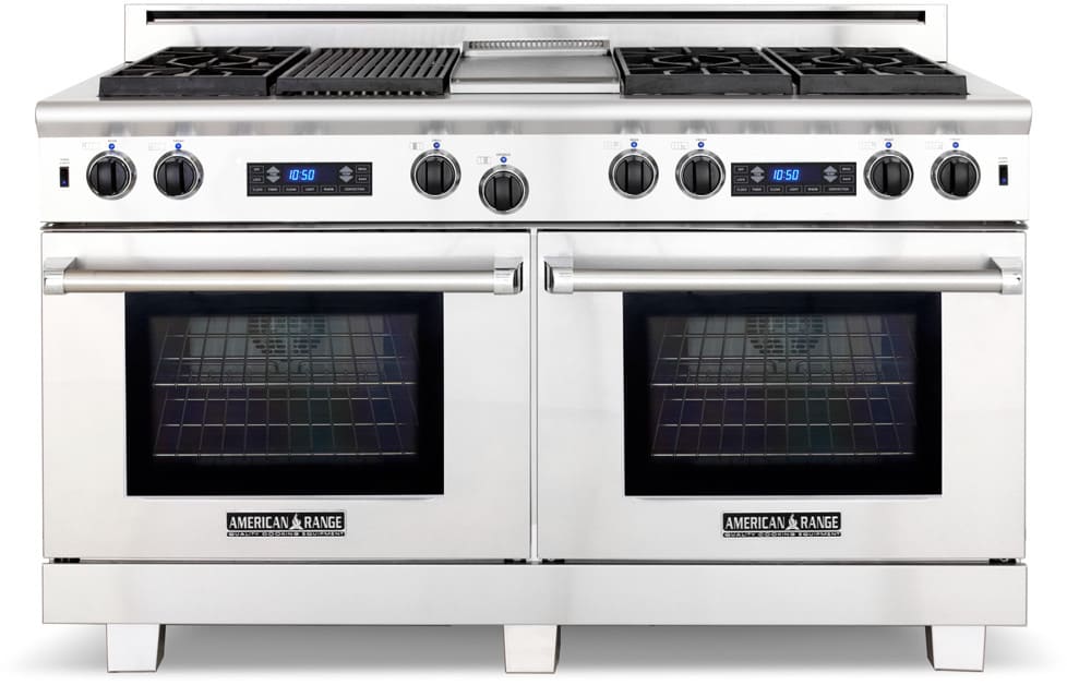 American Range ARR606X2GRDFL 60 Inch ProStyle DualFuel Range with 6