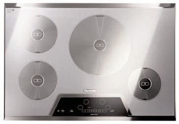 Thermador Cit304em 30 Inch Induction Cooktop With 4 Zones Thermador Cit304em Silver Mirrored Finish