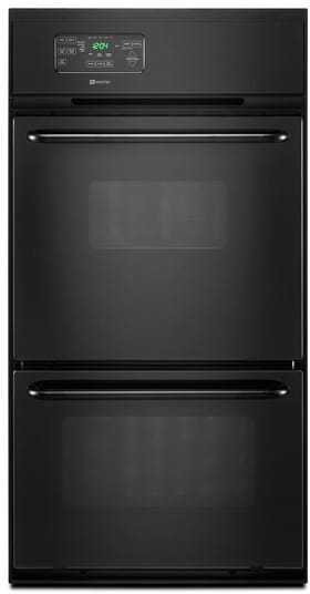Maytag CWG3600AAB 24 Inch Double Gas Wall Oven with 2.7 cu. ft. Upper ...