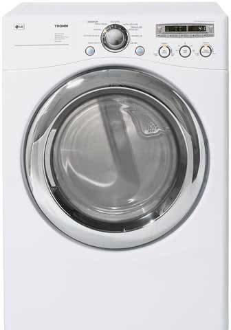 Lg Dle5955w 27 Inch Electric Dryer With 7 3 Cu Ft Capacity 9 Lg Dle5955w White
