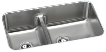 Elkay Eluhaqd32179 32 Inch Undermount Double Bowl Stainless Steel Elkay Gourmet Aqua Divide Collection Eluhaqd32179 Featured View